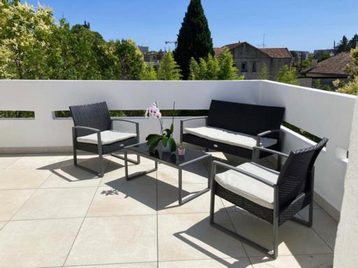 Appartement Terrasse Panoramique Hopitaux Et Facultes Montpellier Luaran gambar