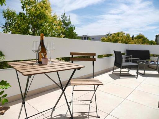 Appartement Terrasse Panoramique Hopitaux Et Facultes Montpellier Luaran gambar