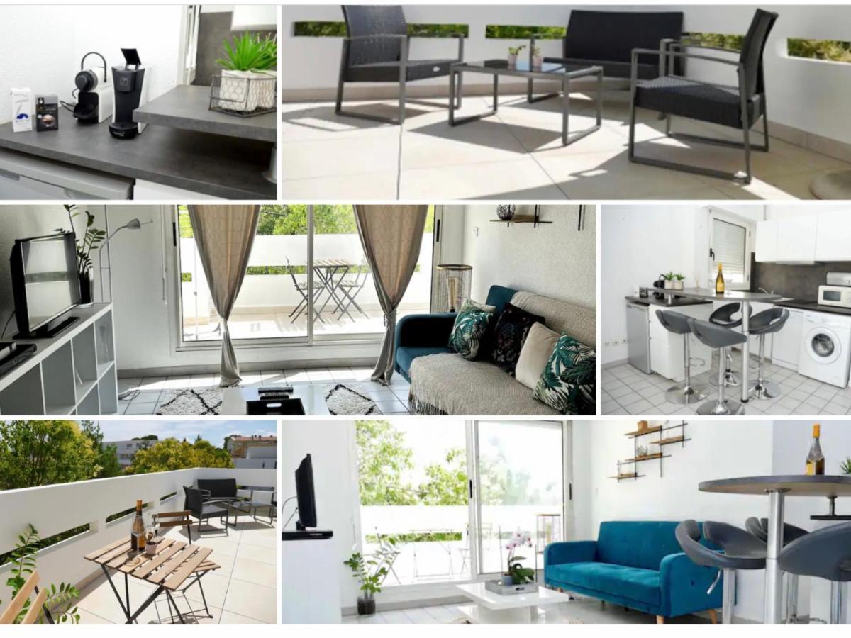 Appartement Terrasse Panoramique Hopitaux Et Facultes Montpellier Luaran gambar
